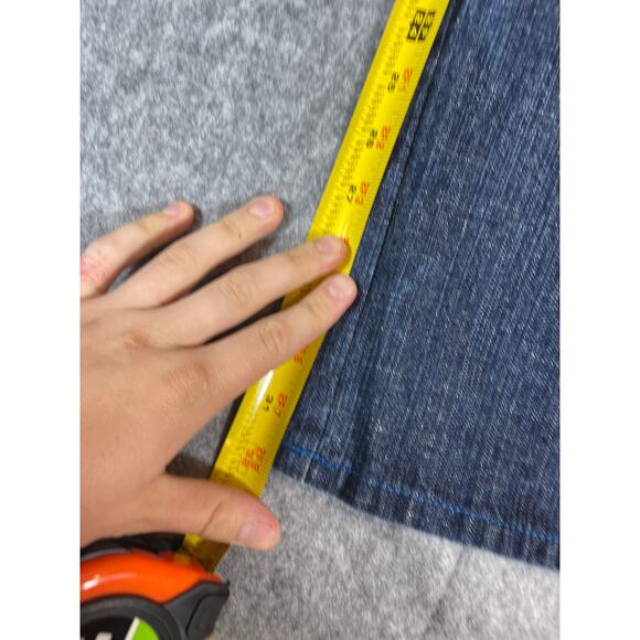 Vintage 90s Amor Denim Relaxed Straight Jeans Mens 34x32 Blue Grunge Goth Y2K - Picture 7 of 7